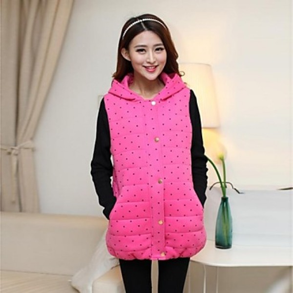 Maternity Long Down & Parka , Casual Long Sleeve Cotton/Polyester