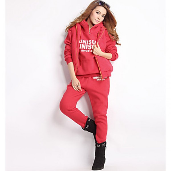  Women's Square Suits , Cotton Casual Long Sleeve