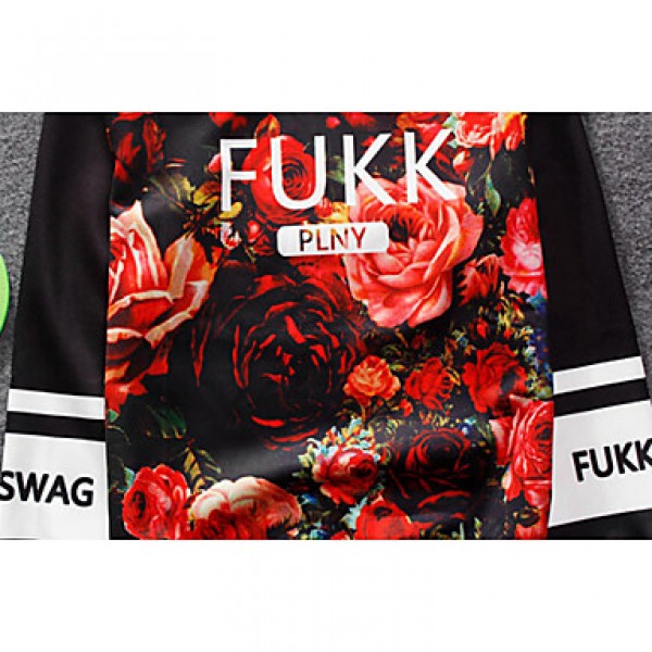 Women's High Quality Creative Print Pattern Stereo Fashion Personality 3D Sweatshirts / Sweater ——Flowers