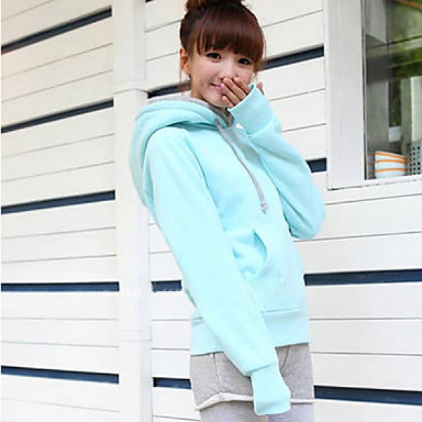 Women's Hoodie Coat Warm Sweater Outwear Hooded Pullover